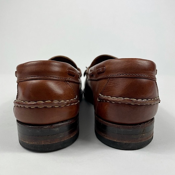 Allen Edmunds Dellwood Leather Tassel Loafers 9.5 - Picture 3 of 6